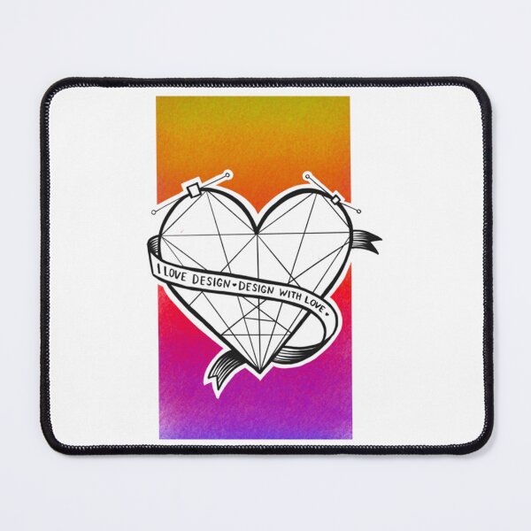 Item preview, I love design - Design with love heart designed and sold by JudeRosea.