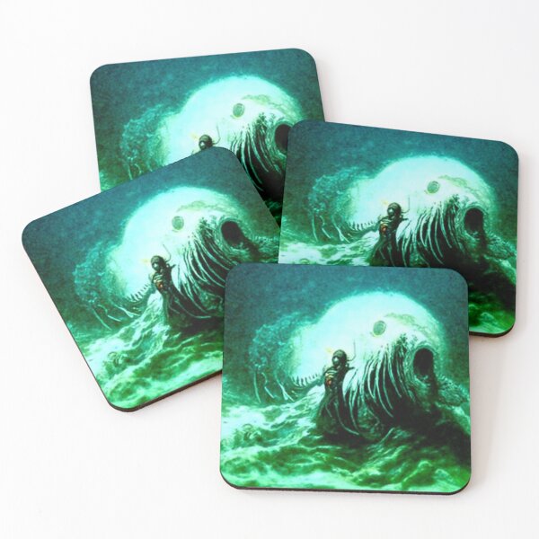 Item preview, AI Generated Nightcafe "Thalassophobia" designed and sold by ModernGoldShop.