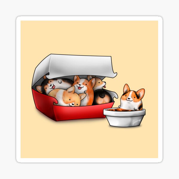 Aperçu de l'œuvre Croquettes de Corgi créée et vendue par AkiraJ.