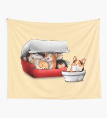 Corgi Nuggets Wall Tapestry