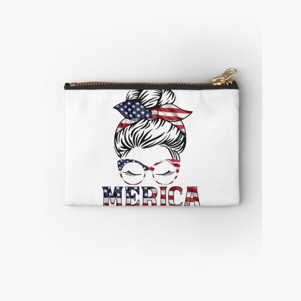 Item preview, Merica Messy Bun 4th Of July T-shirt  designed and sold by KGN  CREATIVITY.