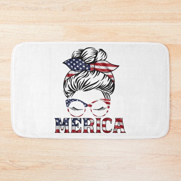 Item preview, Merica Messy Bun 4th Of July T-shirt  designed and sold by KGN  CREATIVITY.