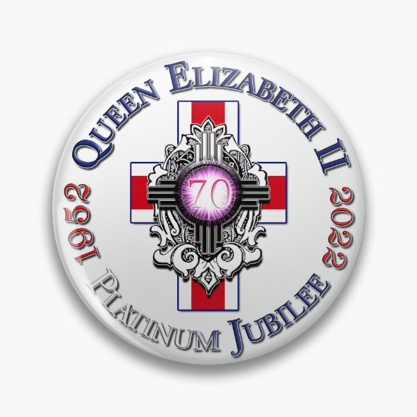 Item preview, Queen Elizabeth II Platinum Jubilee Circular Emblem designed and sold by Xzendor7 Digital Art Creations.