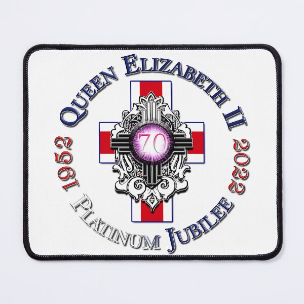 Item preview, Queen Elizabeth II Platinum Jubilee Circular Emblem designed and sold by Xzendor7 Digital Art Creations.
