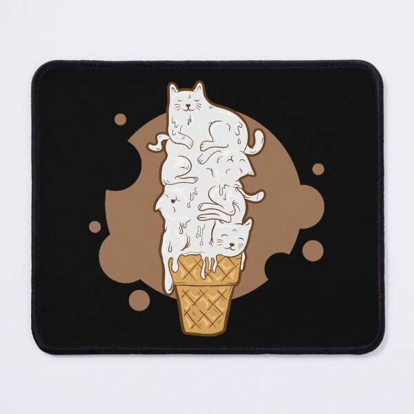 Item preview, Chocolate Ice Cream Cat Cat Lover Gift Idea designed and sold by haselshirt.