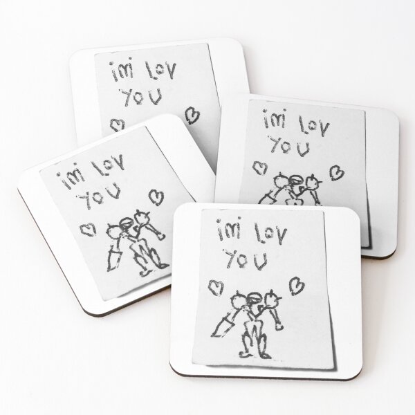 Item preview, im Lov you- with border (Valentine_s Day 2) designed and sold by JudeRosea.
