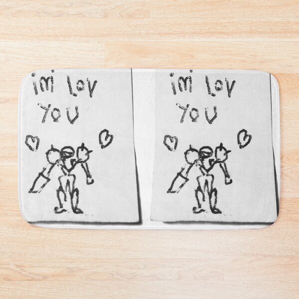 Item preview, im Lov you- with border (Valentine_s Day 2) designed and sold by JudeRosea.