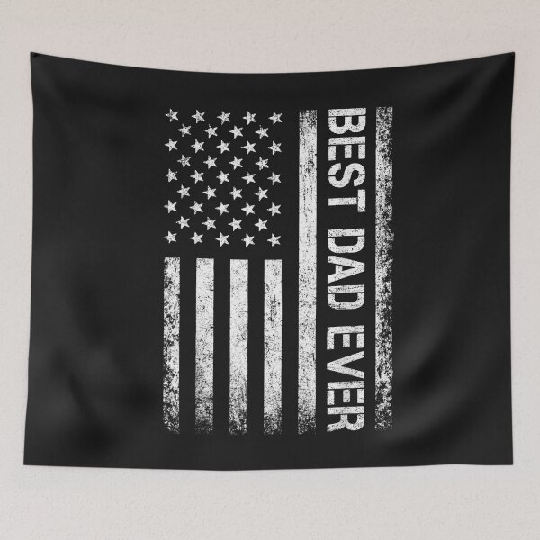 Item preview, Best dad ever US American flag gift for father's day T-Shirt designed and sold by Klaus-Gilbert.