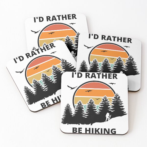 Item preview, I'd Rather Be Hiking designed and sold by NoSpecialShop.