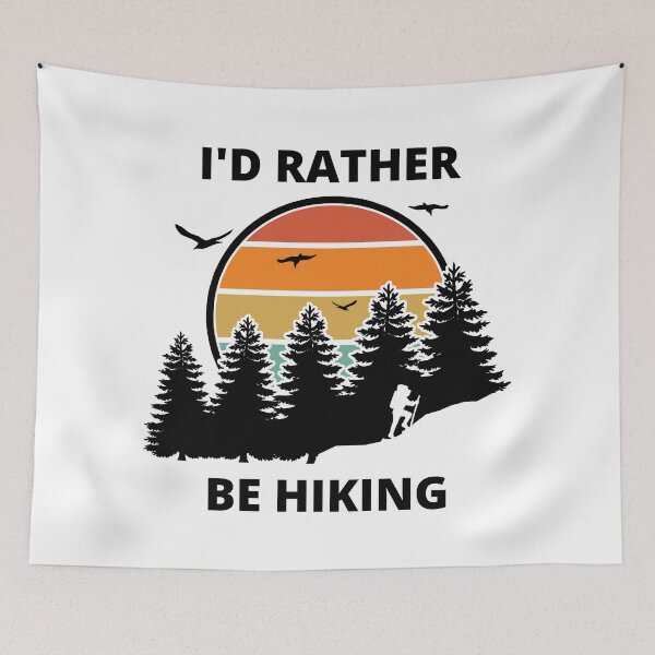 Item preview, I'd Rather Be Hiking designed and sold by NoSpecialShop.