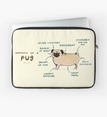 Anatomie eines Mops Laptoptasche
