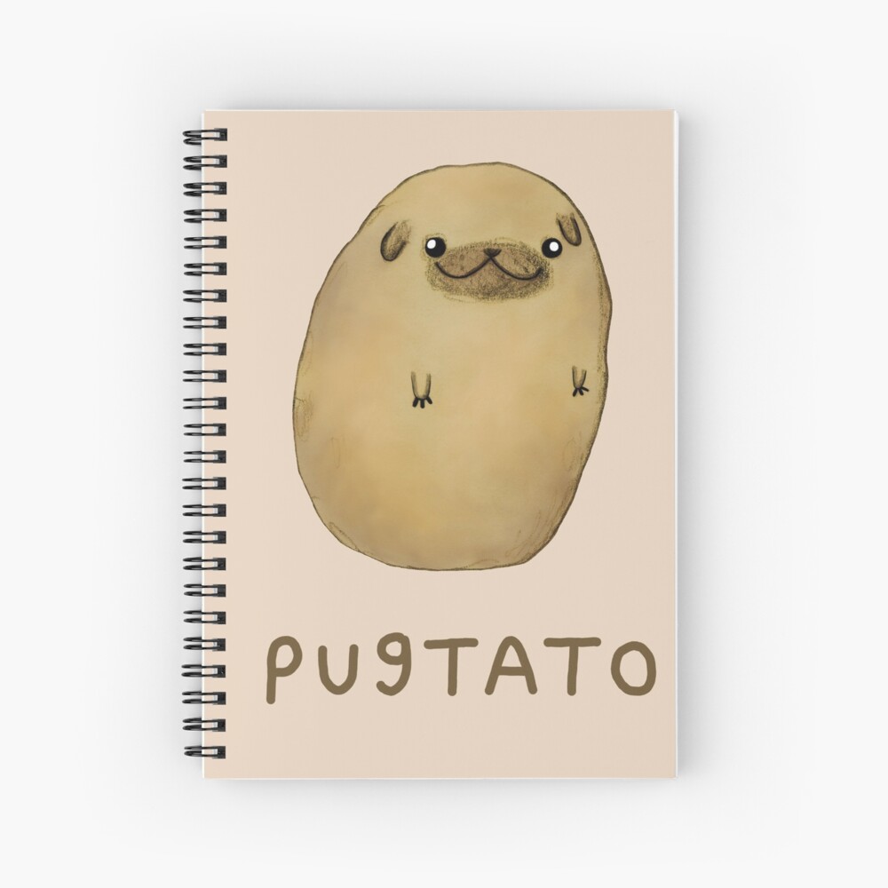 Pugtato Spiral Notebook