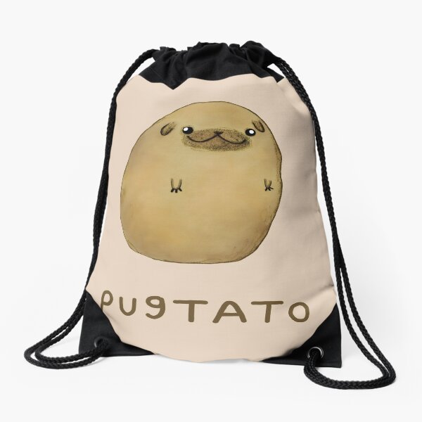 Pugtato Drawstring Bag