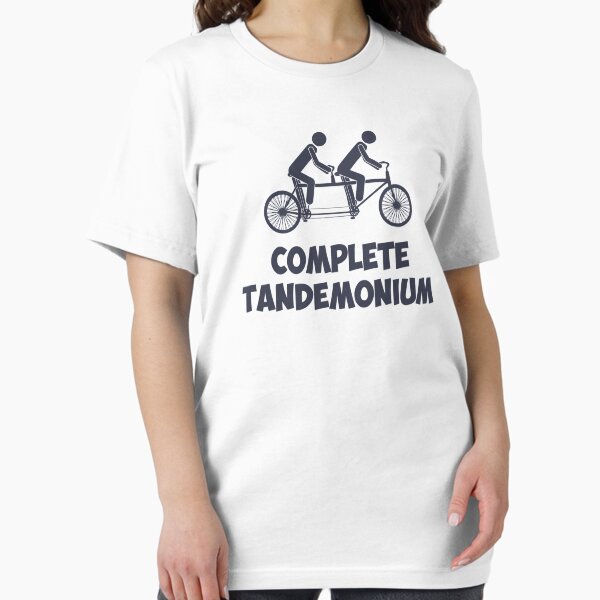 Item preview, Tandem Bike Complete Tandemonium designed and sold by TheShirtYurt.