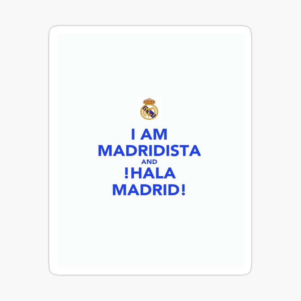 hala Madrid 🤍. My poster design on Madrid's conquest : r/realmadrid