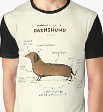 Anatomy of a Dachshund Graphic T-Shirt