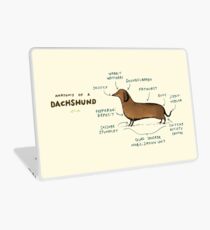 Anatomy of a Dachshund Laptop Skin
