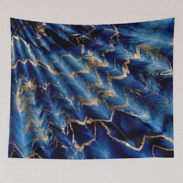 Item preview, Electric blue and gold designed and sold by FGCART.