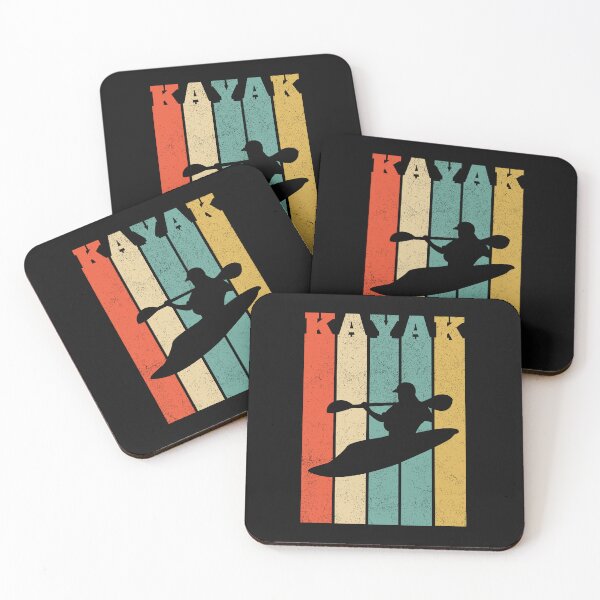 Item preview, Whitewater Kayak Vertical Stripes designed and sold by EstelleStar.