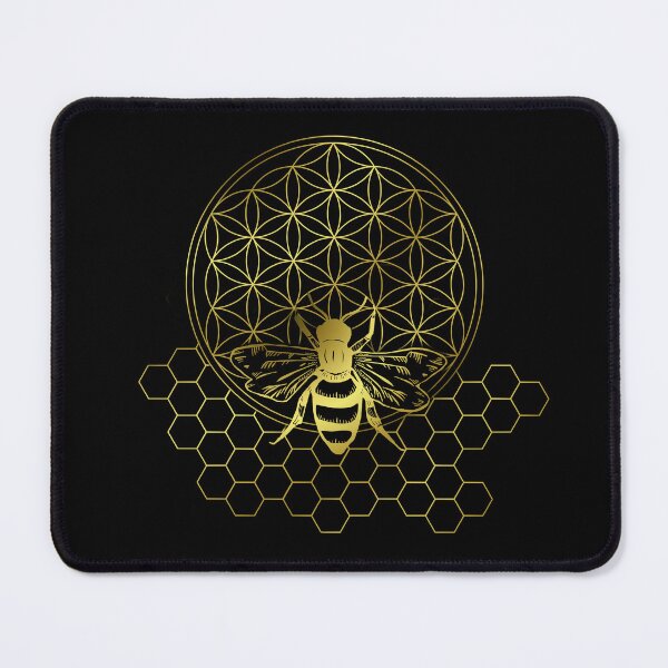 Item preview, Honey Bee Flower of Life designed and sold by Bluepress.