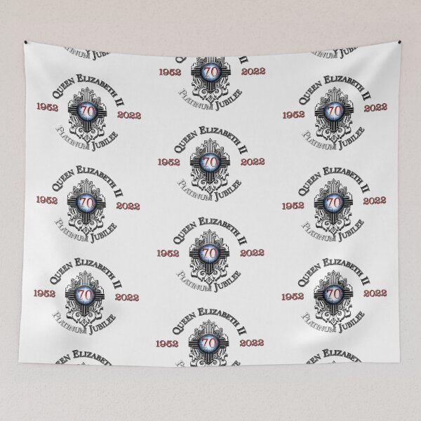 Item preview, Queen Elizabeth II Platinum Jubilee 1952 - 2022 Emblem designed and sold by Xzendor7 Digital Art Creations.