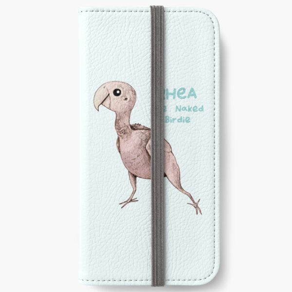 Rhea the Naked Birdie iPhone Wallet