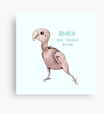 Rhea the Naked Birdie Metal Print