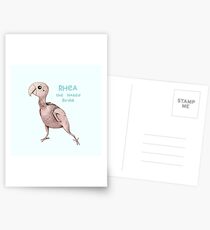 Rhea the Naked Birdie Postcards