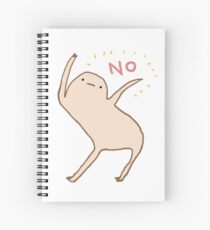 Honest Blob Says No Spiral Notebook