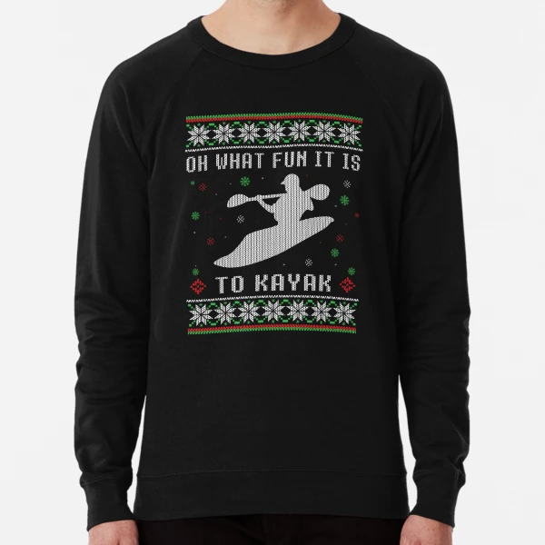 Kayak Sweater, Kayak Gifts, Eat Sleep Kayak Sweatshirt Men Womens