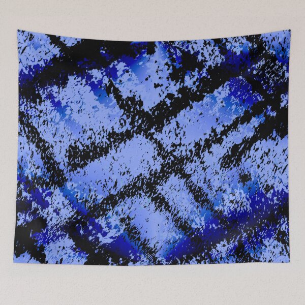 Item preview, Blue Kriss Cross Abstract designed and sold by Geoff Treagus.