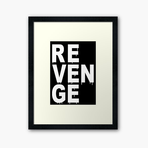 REVENGE Framed Art Print