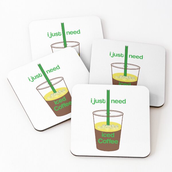 Item preview, i just need iced coffee designed and sold by UniqueDesignHub.