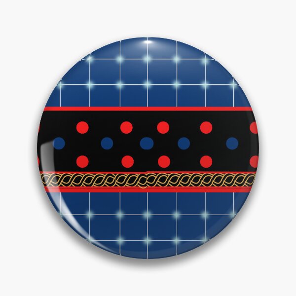 Item preview, Kom Cameroon Inspired Blue Square designed and sold by exotikcocotte.