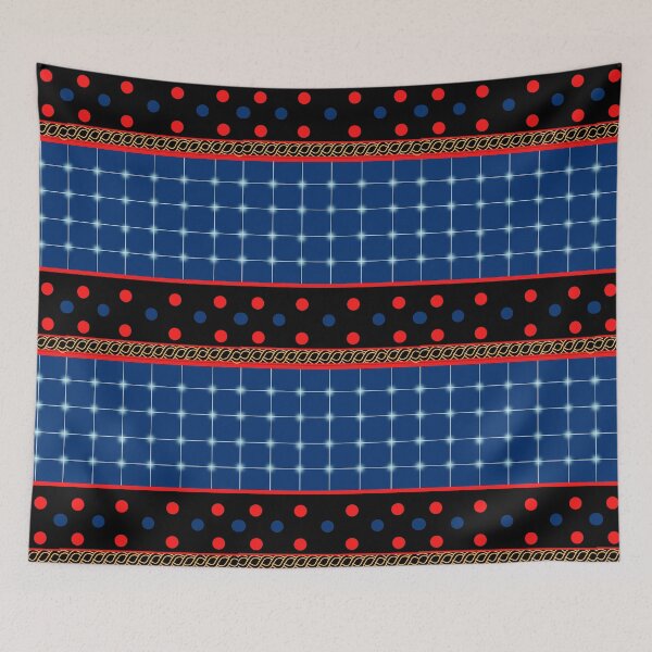 Item preview, Kom Cameroon Inspired Blue Square designed and sold by exotikcocotte.