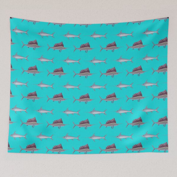 Item preview, Swordfish Pattern designed and sold by colorfulworldds.