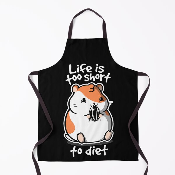 Item preview, Life is too short to diet Funny Hamster designed and sold by adxota.