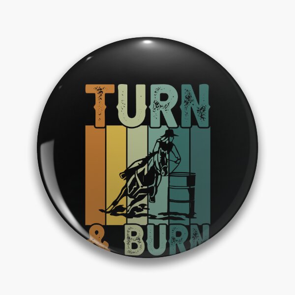 Item preview, Turn And Burn Shirt, Barrel Racing Shirt, Horseback Riding Shirt, Barrel Racer Shirt, Love Horse Shirt, Equestrian Shirt, Love Barrel Racing designed and sold by aymob.
