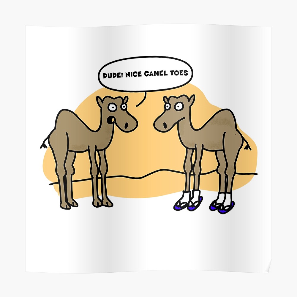 Cartoon camel toes