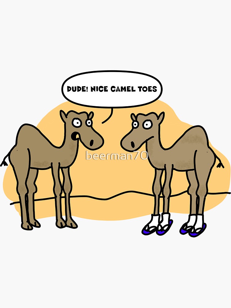 Camel toes | Sticker