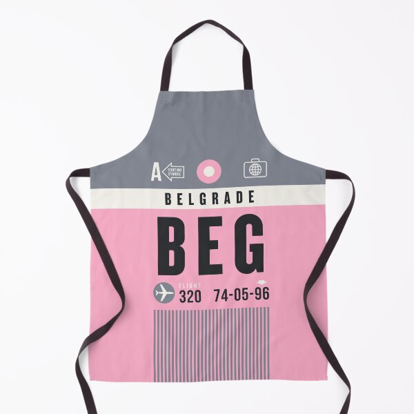 Item preview, Luggage Tag A - BEG Belgrade Serbia designed and sold by VoodooCircus.