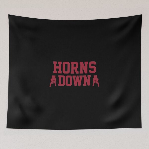 Item preview, Horns Down Whiteburgundy Classic T-Shirt designed and sold by contawana1s.
