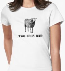 Two Legs Bad Sheep Women's Fitted T-Shirt