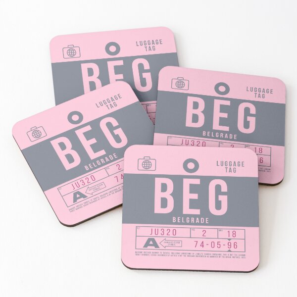 Item preview, Luggage Tag B - BEG Belgrade Serbia designed and sold by VoodooCircus.