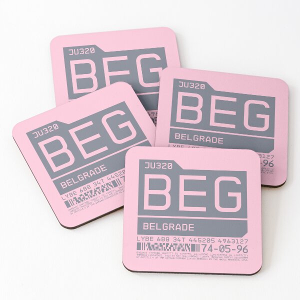 Item preview, Luggage Tag C - BEG Belgrade Serbia designed and sold by VoodooCircus.