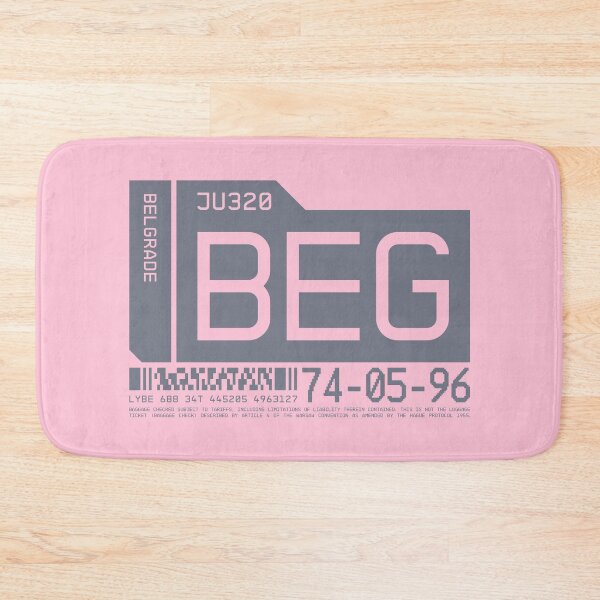 Item preview, Luggage Tag C - BEG Belgrade Serbia designed and sold by VoodooCircus.