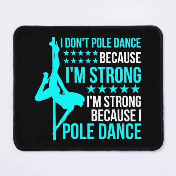 Item preview, Pole Dance Shirt I'm Strong Because I Pole Dance Gift Tee designed and sold by haselshirt.