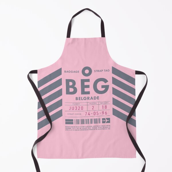 Item preview, Luggage Tag D - BEG Belgrade Serbia designed and sold by VoodooCircus.