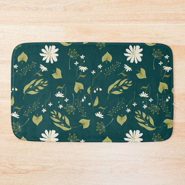 Item preview, Green florals and leaves designed and sold by PeachyLitchi.