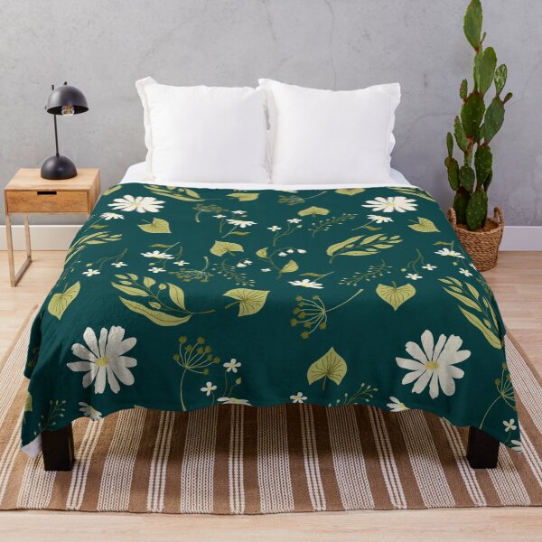 Item preview, Green florals and leaves designed and sold by PeachyLitchi.
